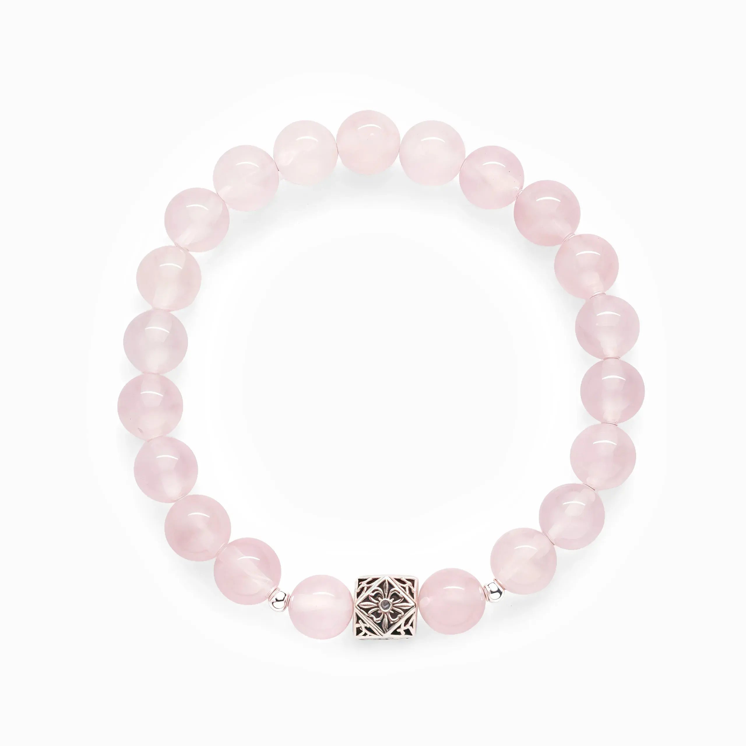 Madagascar Pink Quartz Bracelet - Soft Glow