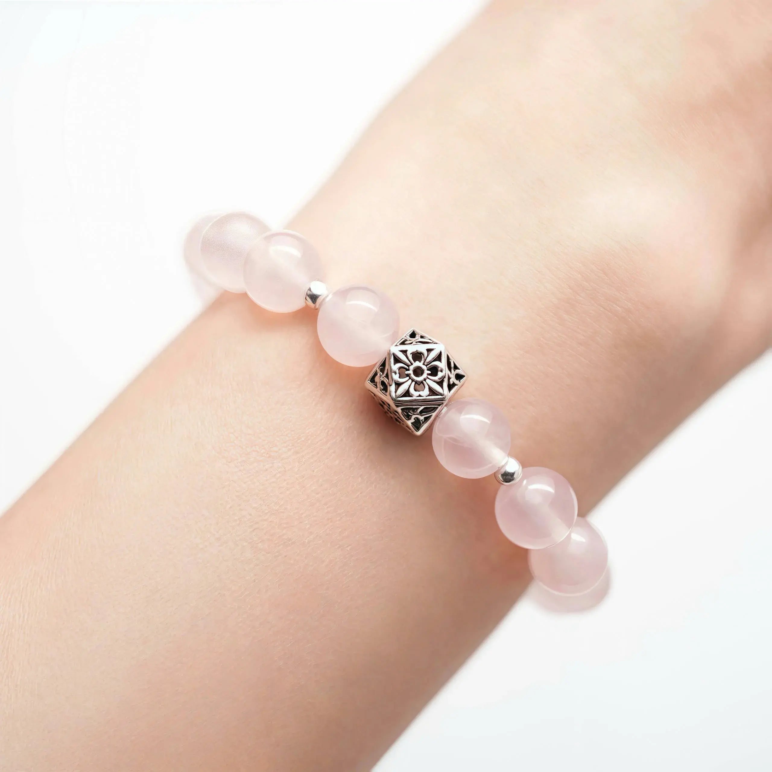 Madagascar Pink Quartz Bracelet - Soft Glow