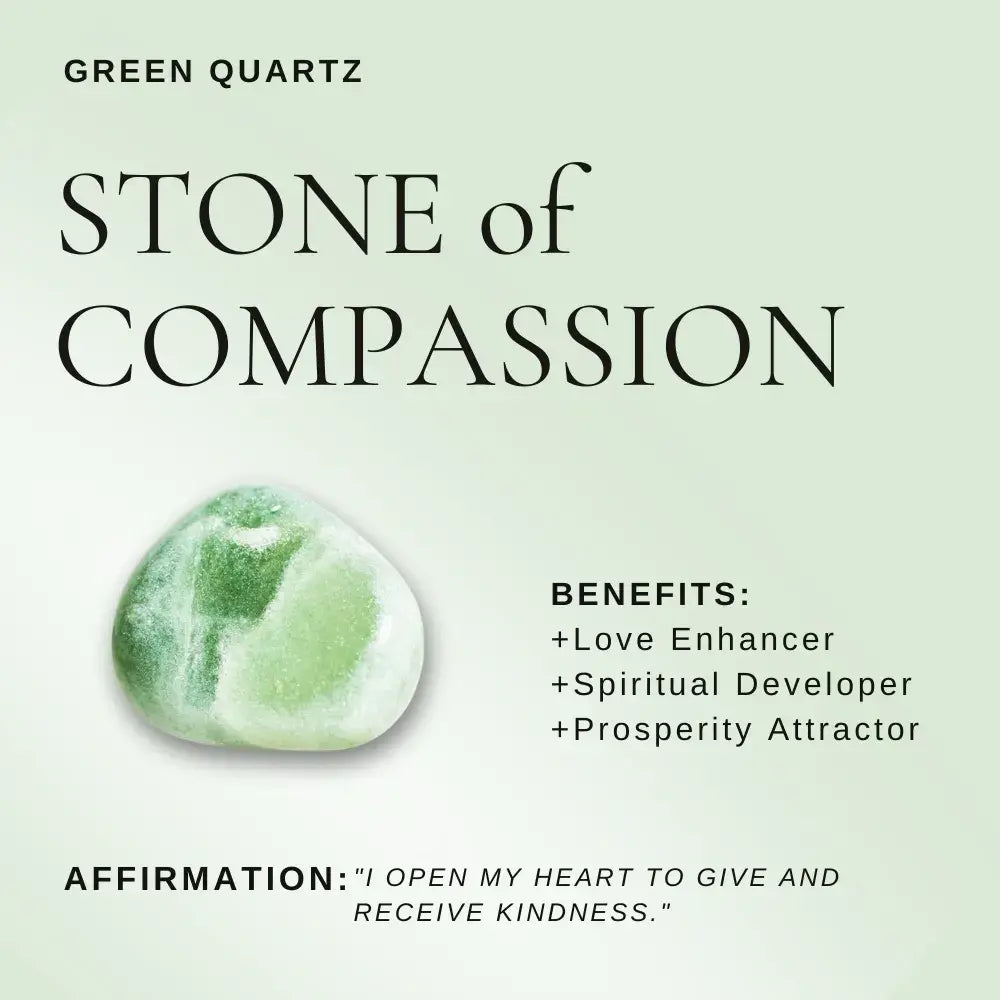 Mini Green Quartz Cluster Plant – Handmade Spiritual Gift & Desk Decor