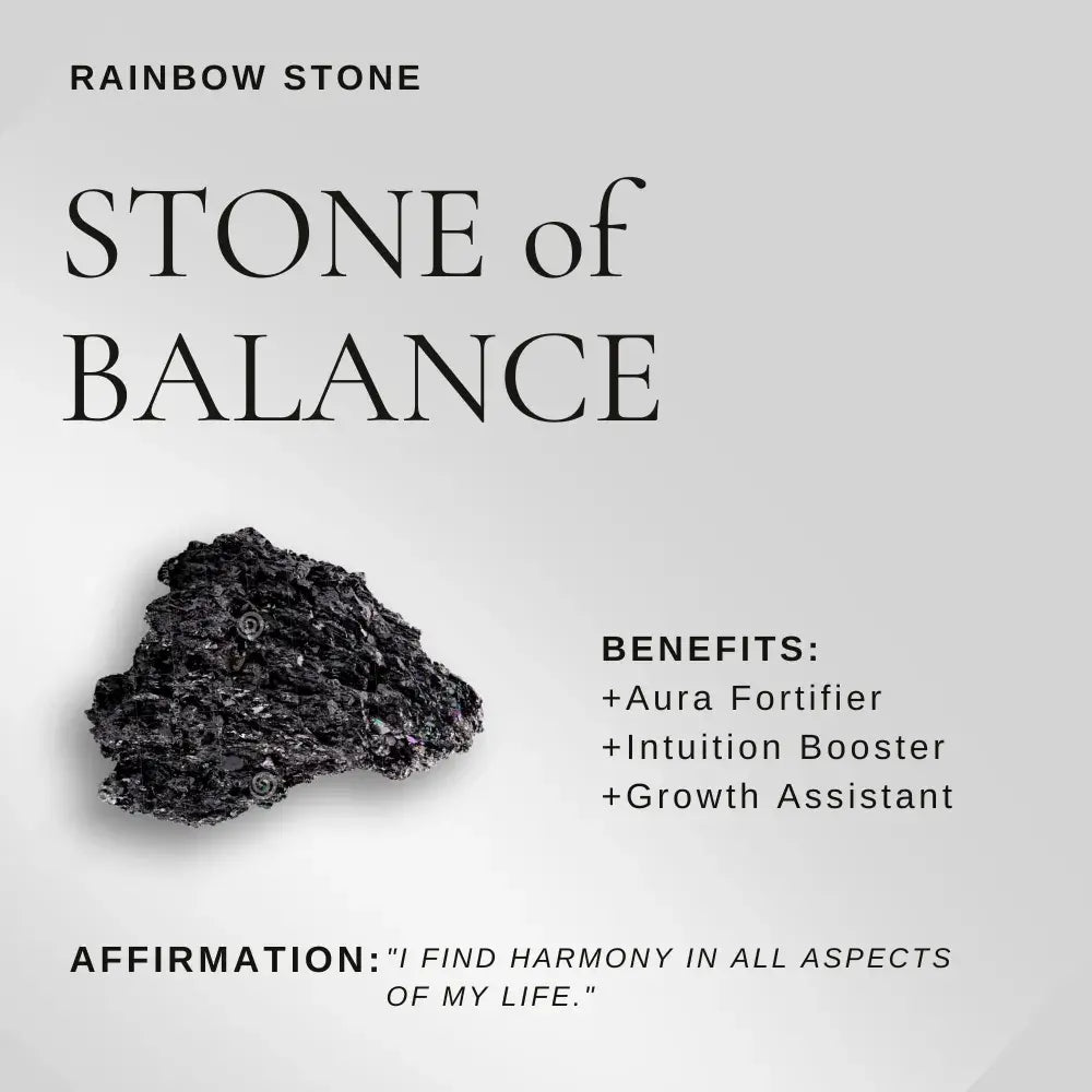 Mini Rainbow Stone Cluster Plant – Handmade Spiritual Gift & Desk Decor