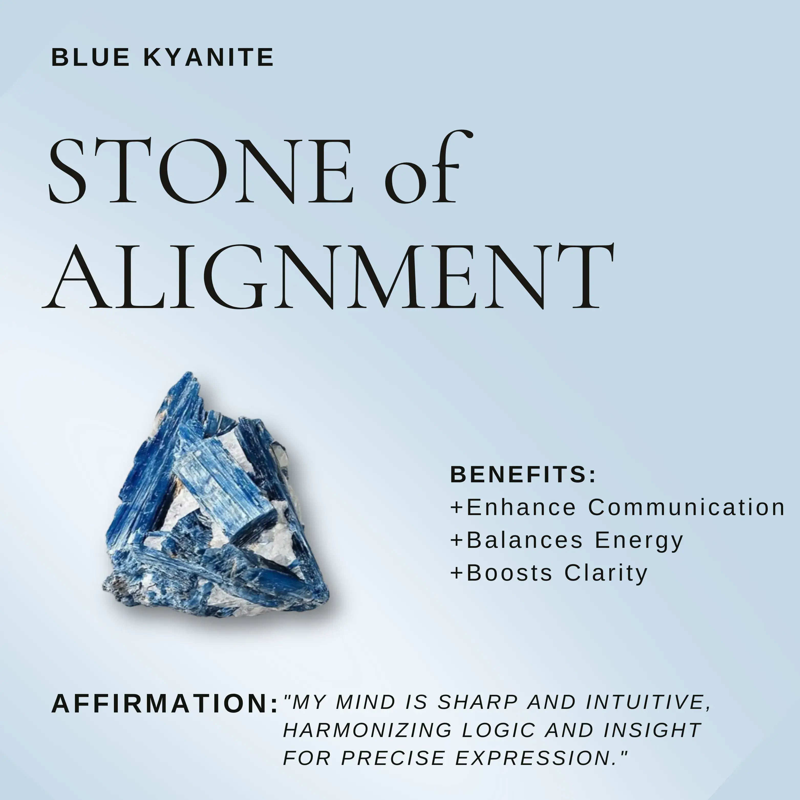Mini Blue Kyanite Cluster Plant – Handmade Spiritual Gift & Desk Decor