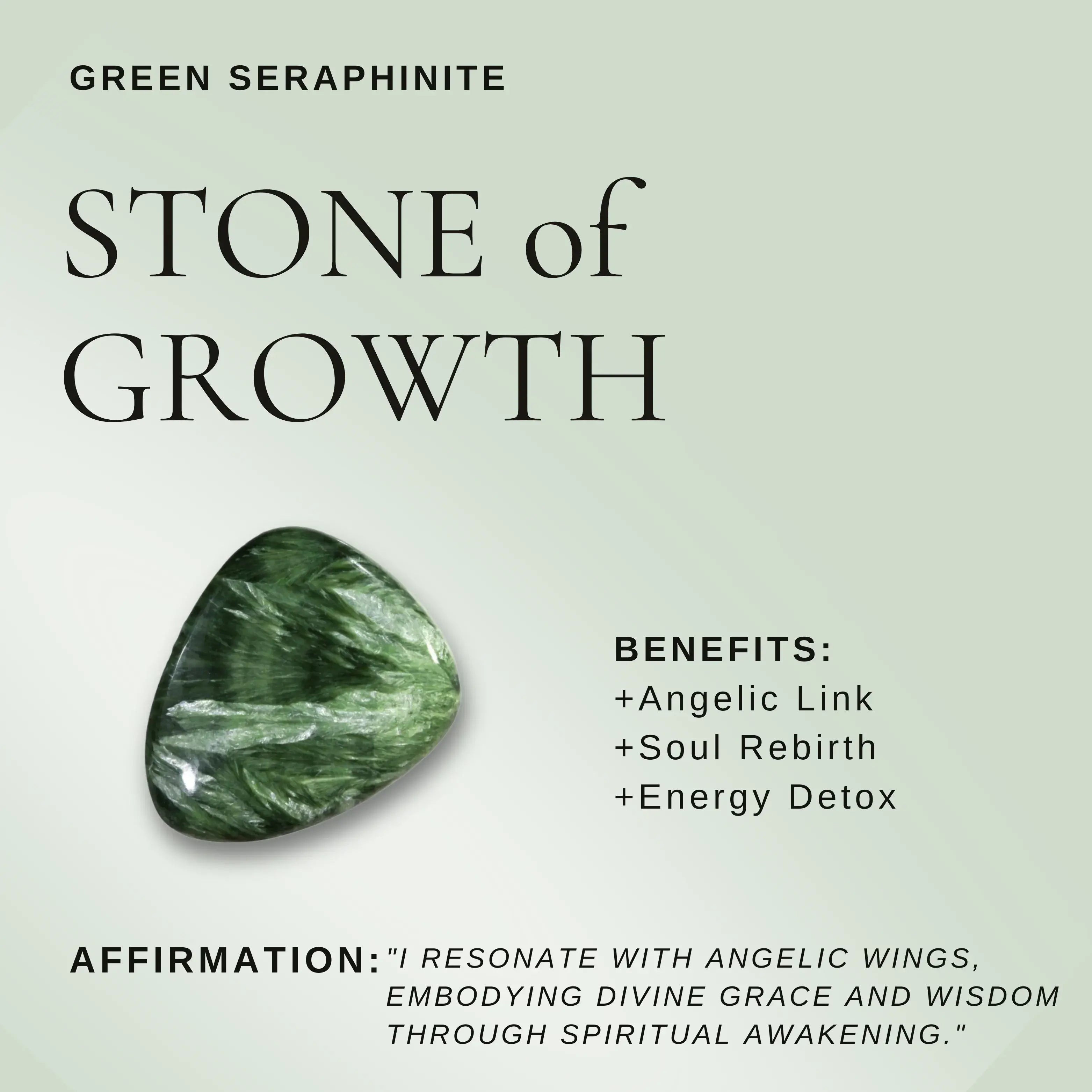 Green Seraphinite Bracelet – Forest Majesty